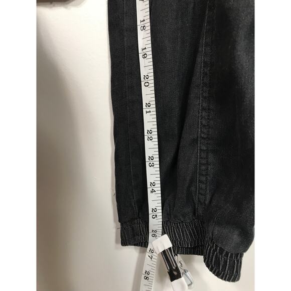 Bella Dahl Cargo Track Jogger Pants Black with Drawstring Womens Lyocell Capsule - Picture 13 of 13